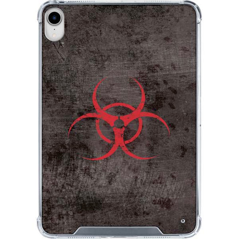 Biohazard Red iPad 11th Gen (2025) Clear Case