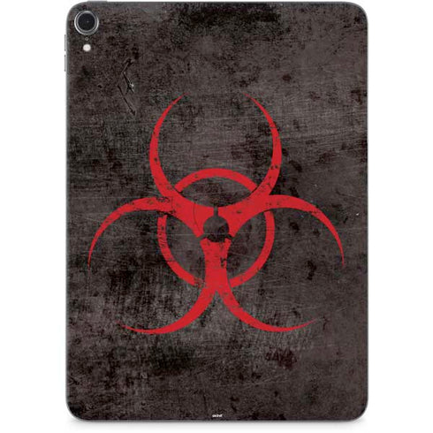 Biohazard Red Apple iPad Pro Skin