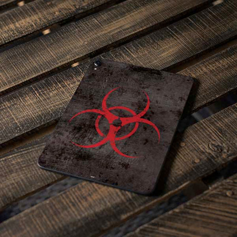 Biohazard Red Apple iPad Pro Skin