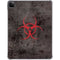 Biohazard Red iPad Pro 11in (2024) Clear Case