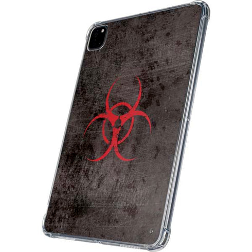 Biohazard Red iPad Pro 11in (2024) Clear Case