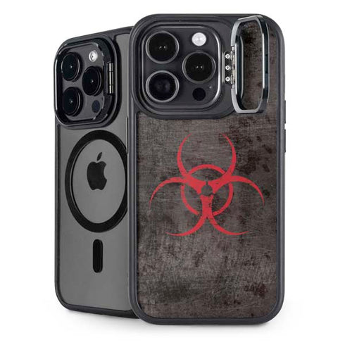 Biohazard Red iPhone 13 Pro Kickstand Case