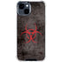 Biohazard Red iPhone 15 Clear Case