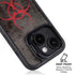 Biohazard Red iPhone 15 Kickstand Case