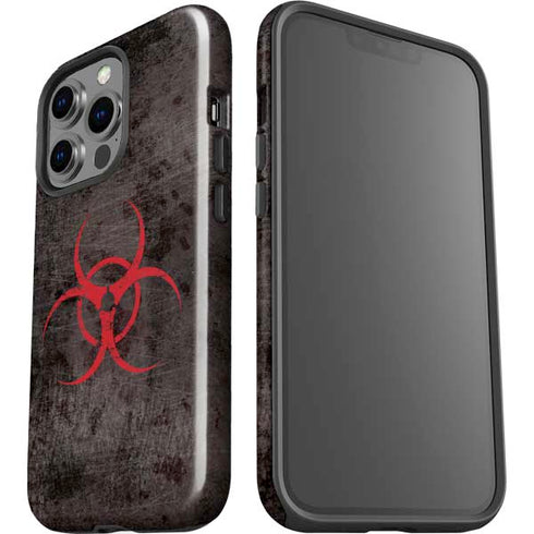 Biohazard Red iPhone 15 Pro Impact Case