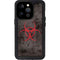 Biohazard Red iPhone 15 Pro Waterproof Case