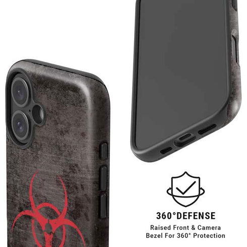 Biohazard Red iPhone 16 Magsafe Impact Case
