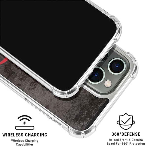 Biohazard Red iPhone 16 Pro Max Clear Case