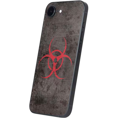 Biohazard Red iPhone 16e Skin