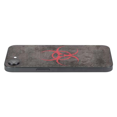 Biohazard Red iPhone 16e Skin