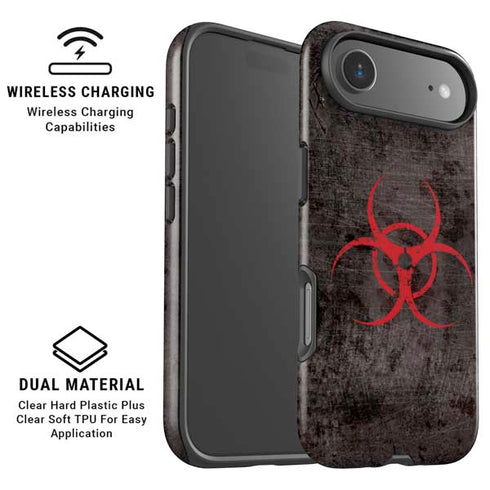 Biohazard Red iPhone 17 Air Magsafe Impact Case