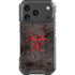 Biohazard Red iPhone 17 Pro Clear Case