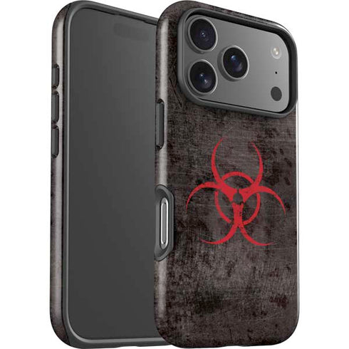 Biohazard Red iPhone 17 Pro Impact Case