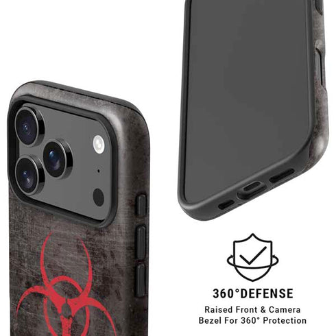 Biohazard Red iPhone 17 Pro Magsafe Impact Case