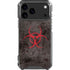 Biohazard Red iPhone 17 Pro Max Clear Case