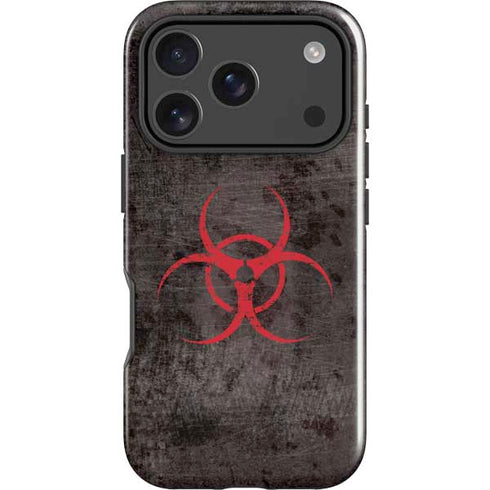 Biohazard Red iPhone 17 Pro Max Impact Case