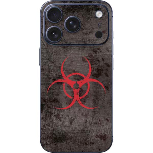 Biohazard Red iPhone 17 Pro Max Skin