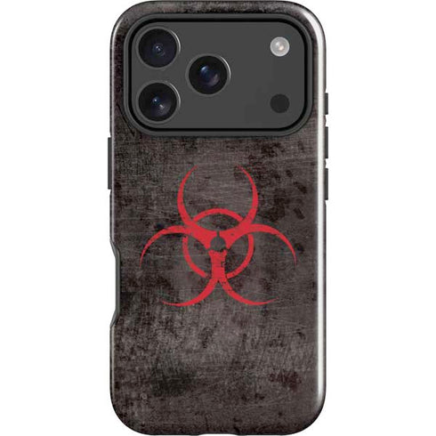 Biohazard Red iPhone 18 Pro Max Impact Case