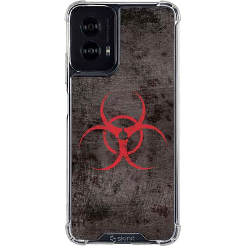 Biohazard Red Moto G Power 5G (2024) Clear Case
