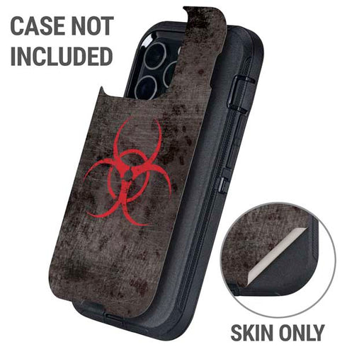 Biohazard Red Otterbox Defender iPhone Skin