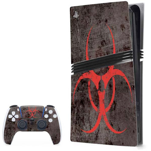 Biohazard Red PS5 Pro Bundle Skin