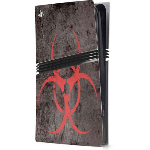 Biohazard Red PS5 Pro Console Skin