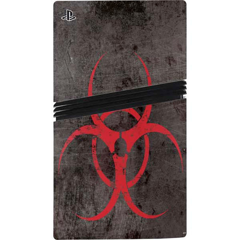 Biohazard Red PS5 Pro Disk Bundle Skin