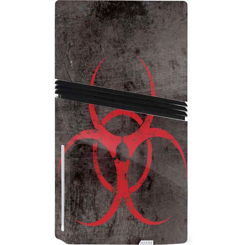 Biohazard Red PS5 Pro Disk Bundle Skin