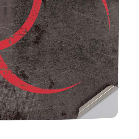 Biohazard Red PS5 Pro Disk Console Skin
