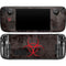 Biohazard Red Steam Deck Handheld Gaming Computer OLED Skin