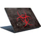 Biohazard Red Surface Laptop Skin