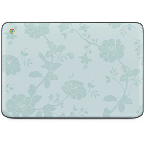 Bird Floral HP Chromebook Skin