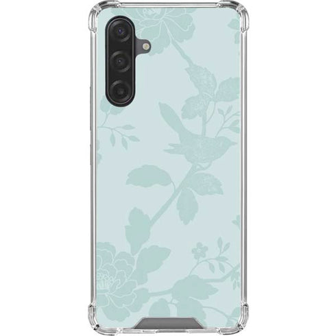 Bird Floral Galaxy A17 Clear Case