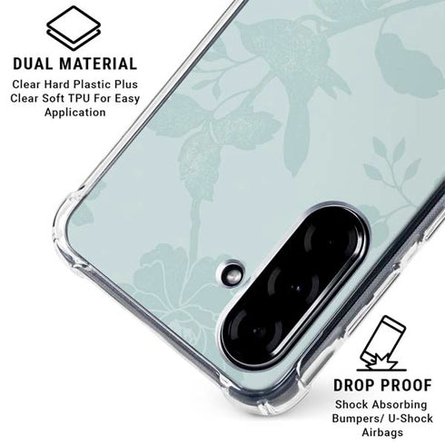 Bird Floral Galaxy A36 5G Clear Case