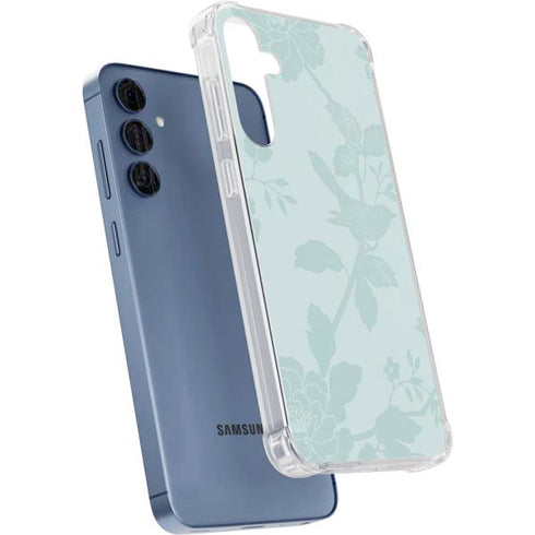 Bird Floral Galaxy A55 5G Clear Case
