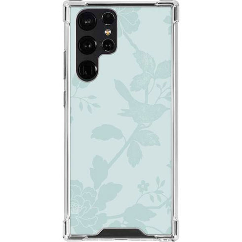 Bird Floral Galaxy S23 Ultra Clear Case