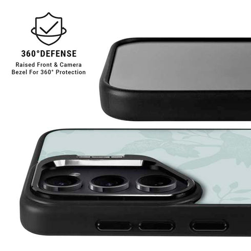 Bird Floral Galaxy S25 Kickstand Case