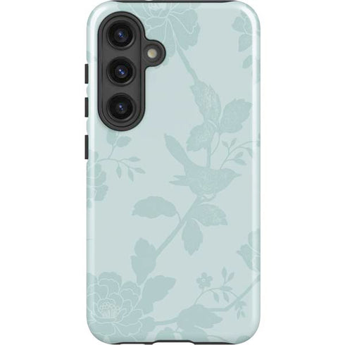 Bird Floral Galaxy S25 Plus Impact Case