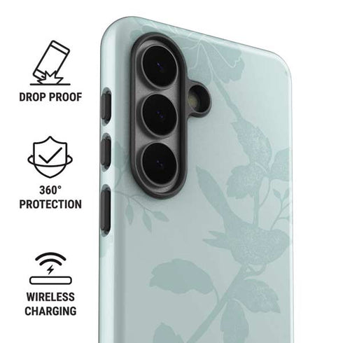 Bird Floral Galaxy S26 Plus Impact Case