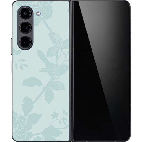Bird Floral Galaxy Z Fold5 5G Skin