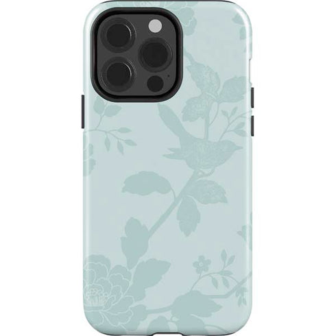 Bird Floral iPhone 15 Pro Impact Case