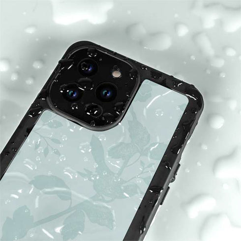 Bird Floral iPhone 15 Pro Waterproof Case