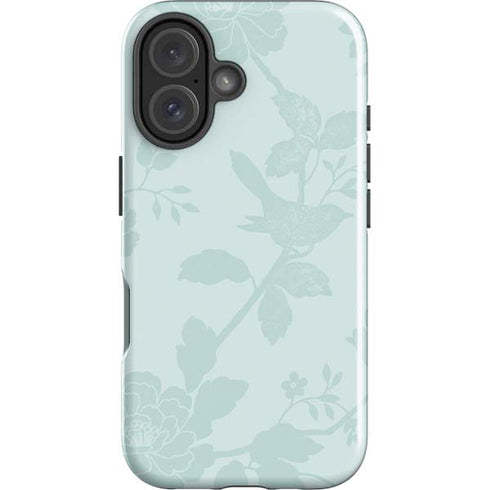 Bird Floral iPhone 16 Plus Impact Case