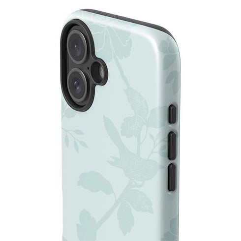 Bird Floral iPhone 16 Plus Impact Case