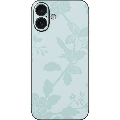 Bird Floral iPhone 16 Plus Skin