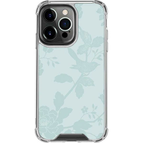 Bird Floral iPhone 16 Pro Max Clear Case