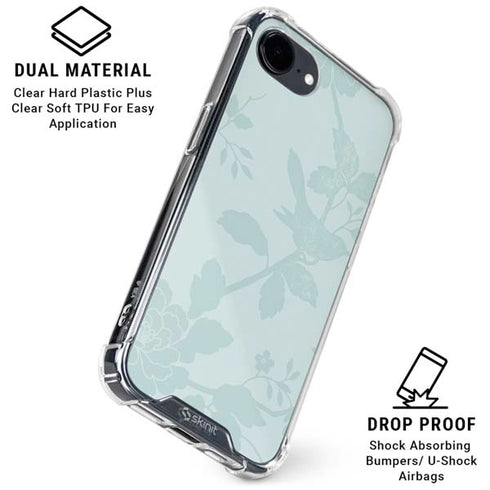 Bird Floral iPhone 16e Clear Case