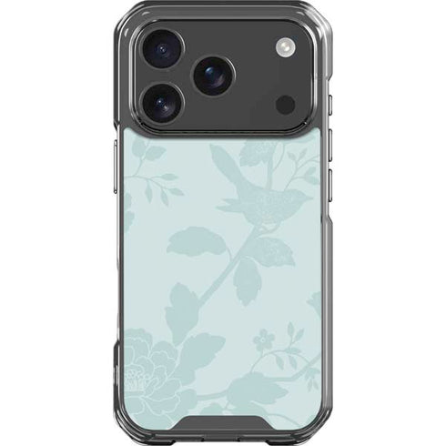 Bird Floral iPhone 17 Pro Clear Case