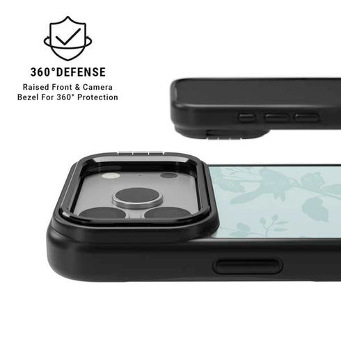 Bird Floral iPhone 17 Pro Kickstand Case