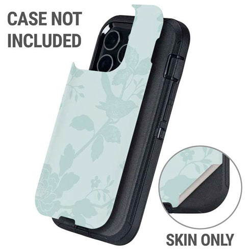 Bird Floral Otterbox Defender iPhone Skin